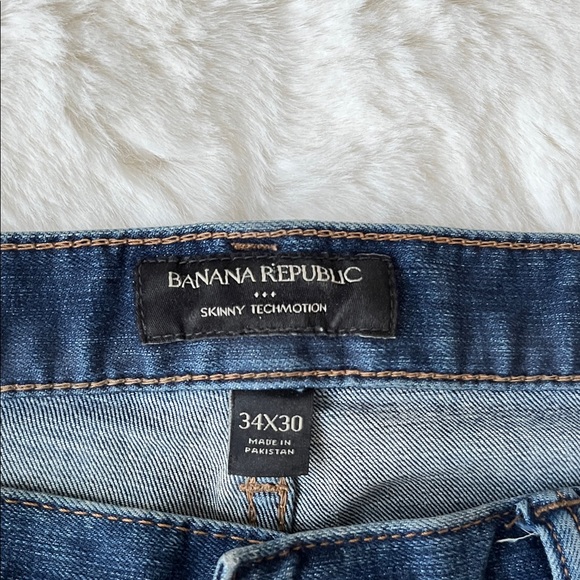 Banana Republic Dark Blue Slim Men's Jeans - Picture 2 of 4